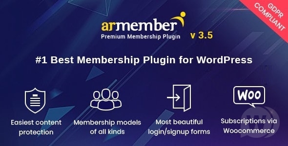 Codecanyon ARMember v4.1 NULLED – плагин членства WordPress слив курса