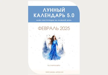 mama.astro Лунный календарь 5.0. Ваш календарь на каждый день Февраль 2025 слив