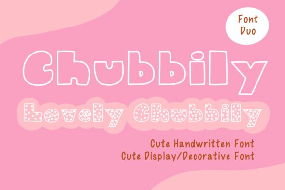 Creativefabrica Chubbily and Lovely Chubbily Font 2021 слив курса