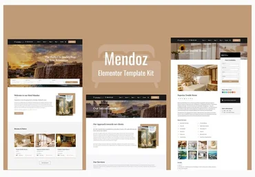Themeforest Mendoz - Hotel & Travel Template Kit слив