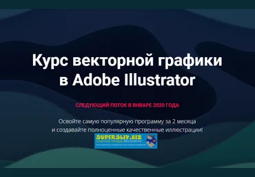 Юля Соколова Курс векторной графики в Adobe Illustrator 2019 слив