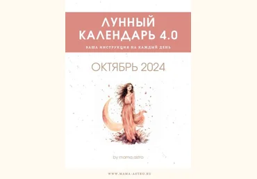 mama.astro Лунный календарь 4.0. Ваша инструкция на каждый день Октябрь 2024 слив