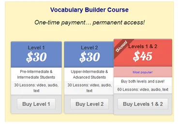 Vocabulary Builder Course Shayna McHugh 2 уровня слив