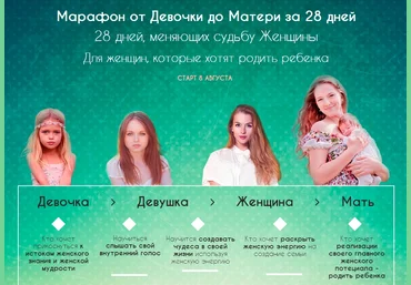 Марафон женского взросления. От Девочки до Матери за 28 дней - Леонтьева 2016 слив