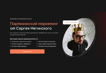 Сергей Негинский Партизанский маркетинг 2022 слив