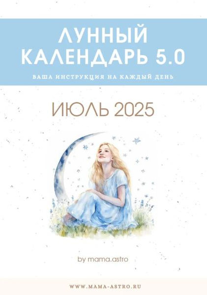 mama.astro Лунный календарь 5.0. Ваш календарь на каждый день Июль 2025 слив курса