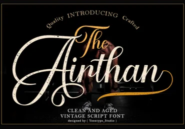 Creativefabrica The Airthan Font 2021 слив