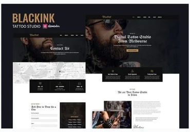 Themeforest Blackink - Tattoo Studio Elementor Template Kit слив