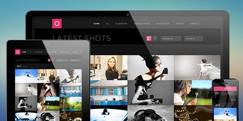 Joomlart JA Lens v1.1.0 - шаблон сайта фотографа на Joomla слив курса