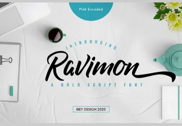 Creativefabrica Ravimon Font 2021 слив