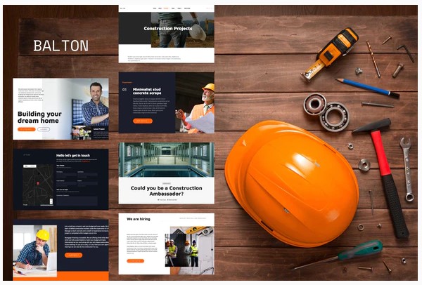 Themeforest Balton - Construction & Architecture Template Kit слив курса