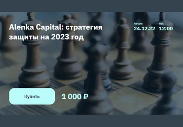 Элвис Марламов Alenka Capital: стратегия защиты на 2023 год 2022 слив