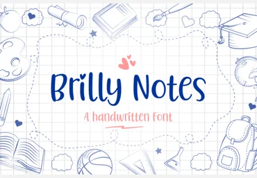 Creativefabrica Brilly Notes Font слив