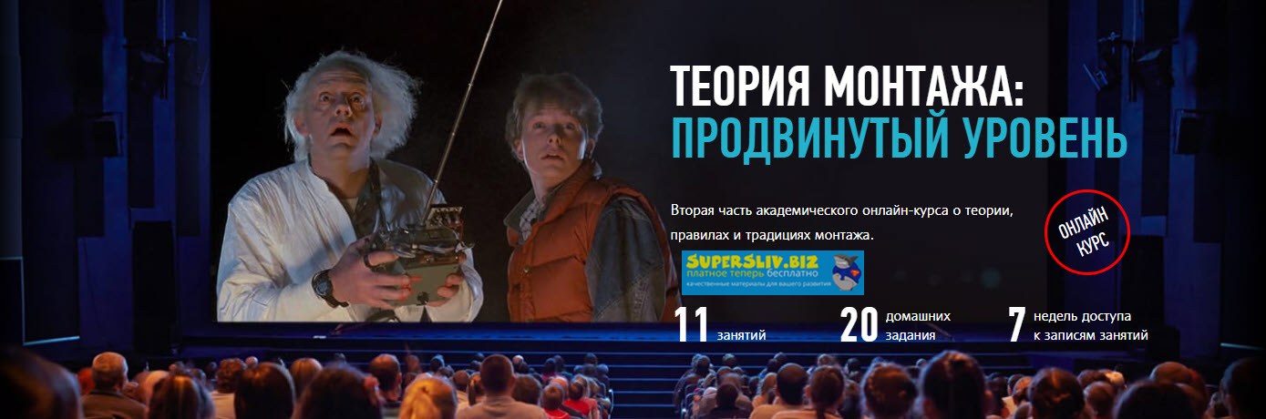 Дмитрий Ларионов Теория монтажа: продвинутый уровень 2019 слив курса