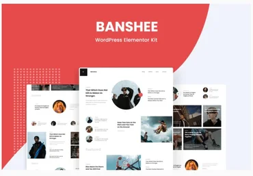 Themeforest Banshee - News & Magazine WordPress Elementor Template Kit слив