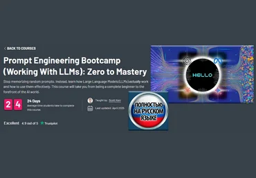 Scott Kerr ZTM Буткемп по промт-инжинерингу. Работа с LLM 2025 слив