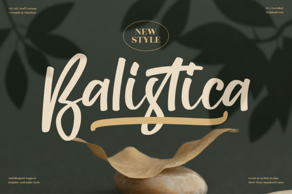 Creativefabrica Balistica Font 2021 слив курса