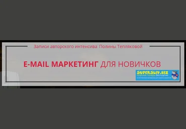 Полина Теплякова E-mail маркетинг для новичков 2019 слив