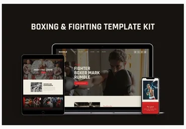 Themeforest Rumble - Boxing, MMA & Fighting Elementor Template Kit слив