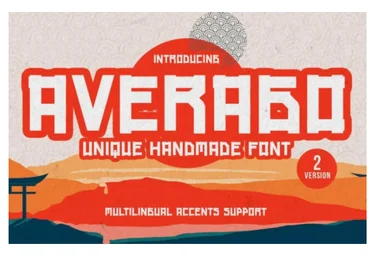 Fontbundles Averago Font 2021 слив