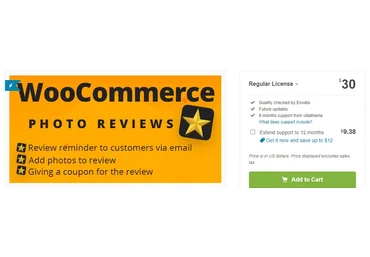 Codecanyon CoWooCommerce Photo Reviews v1.1.4.8 - отзывы изображений товаров WooCommerce слив