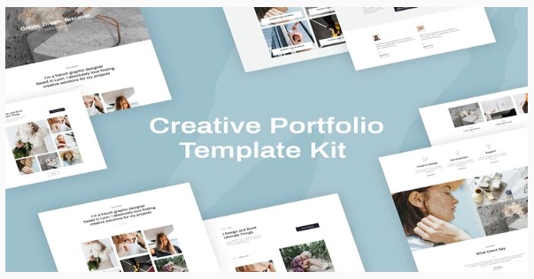 Themeforest Quanzo - Creative Portfolio Template Kit слив курса