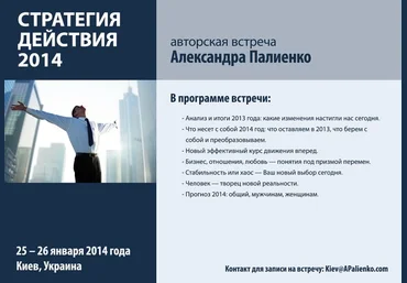 Стратегия действия - Палиенко 2014 слив