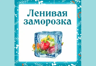 Ольга Данчук, Елена Воронцова Ленивый кулинар Ленивая заморозка 2022 слив