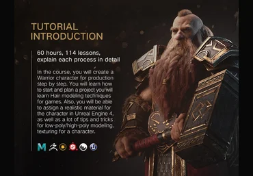 Yihuu Воин Гномов: создание 3D персонажа для игры Zbrush & Maya 2020 слив