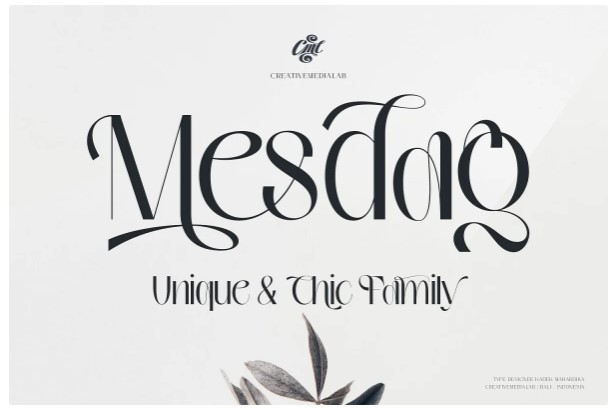 Creativemarket Mesdag Font 2021 слив курса