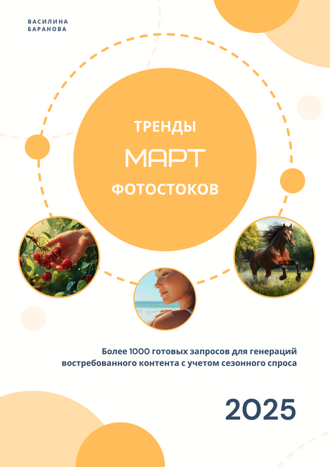 Василина Баранова vasilinfo Тренды фотостоков. Март 2025 слив курса