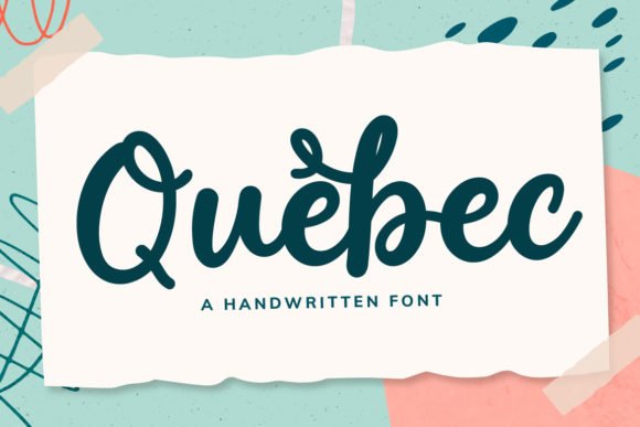 Creativefabrica Quebec Font 2021 слив курса