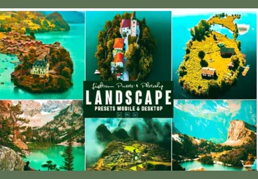 Elements.Envato Landscape Photoshop Action & Lightrom Presets 2021 слив