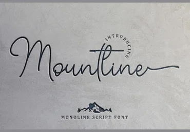 Creativefabrica Mountline Font 2021 слив