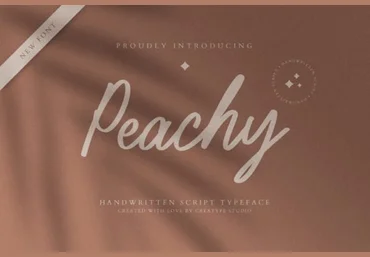 Creativefabrica Peachy Font 2021 слив