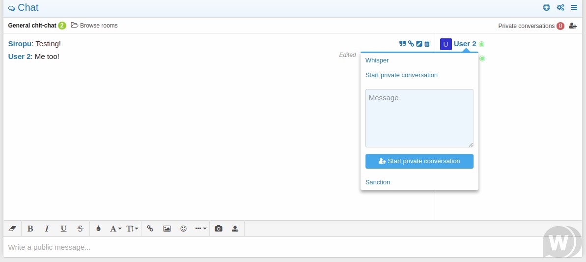 XenForo Chat 2 by Siropu 2.1.18 - AJAX чат для XenForo 2 слив курса