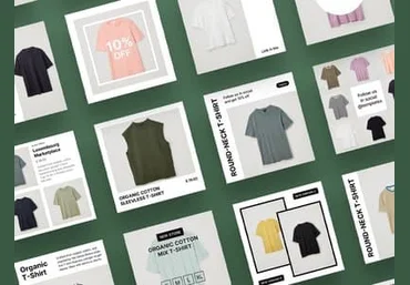 Uplabs 40 Instagram Templates 2021 слив