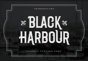 Creativefabrica Black Harbour Font слив