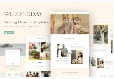 Themeforest WeddingKit - Invite & Gallery Event Elementor Template Kit скачать слив