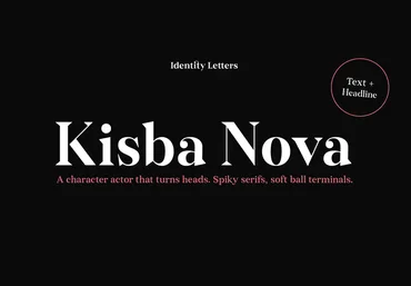 Myfonts Kisba Nova Font 2021 слив