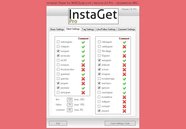 InstaGet Pro 2.0 бот-комбайн для instagram слив