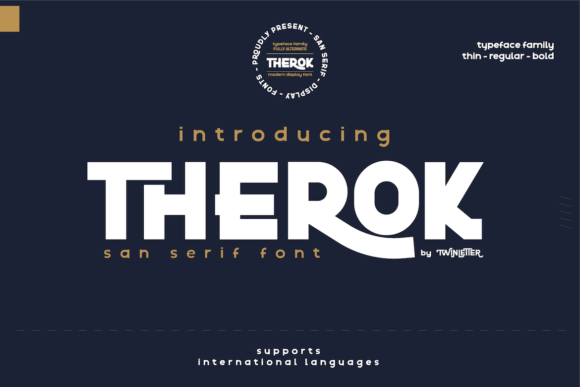 Creativefabrica Therok Font слив курса