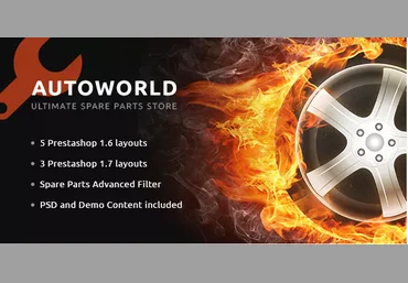 Autoworld - Spare Parts PrestaShop 1.6, 1.7 слив