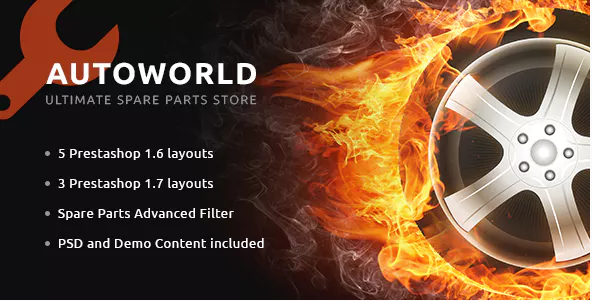 Autoworld - Spare Parts PrestaShop 1.6, 1.7 слив курса