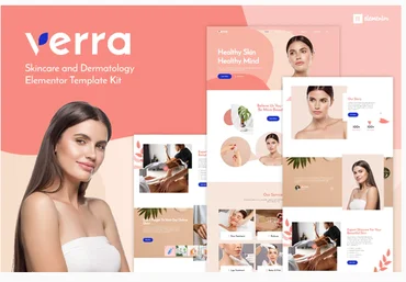 Themeforest Verra - Skincare & Dermatology Elementor Template Kit скачать слив