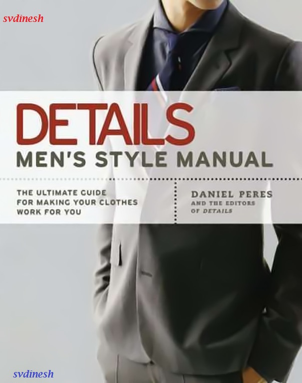 Details Men«»«»s Style Manual- Мужская Стиль Руководство слив курса