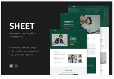 Themeforest Sheet - Modern Accounting Firm Template Kit слив