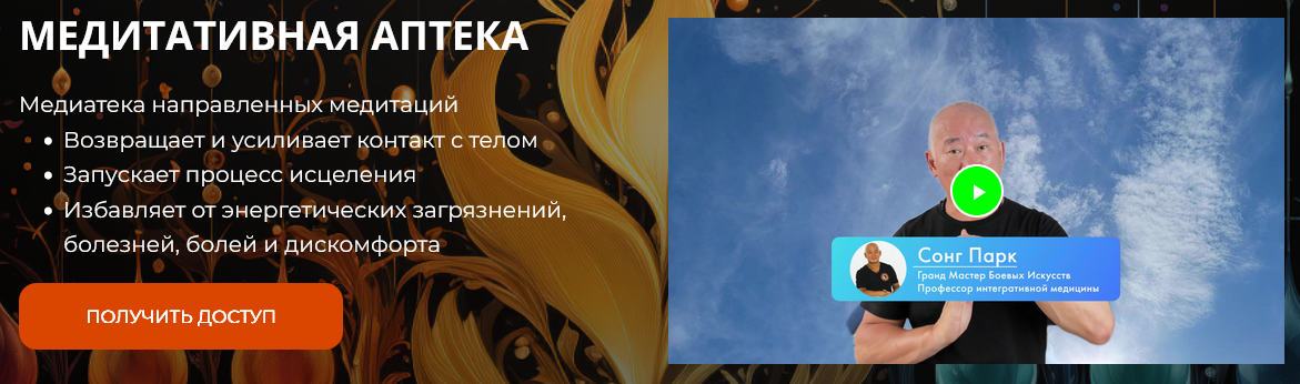Сонг Парк Академия Киайдо Медитативная аптека. Тариф 30 дней 2024 слив курса