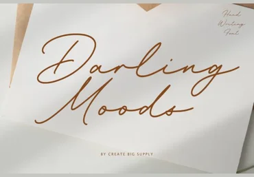 Creativefabrica Darling Moods Font 2021 слив