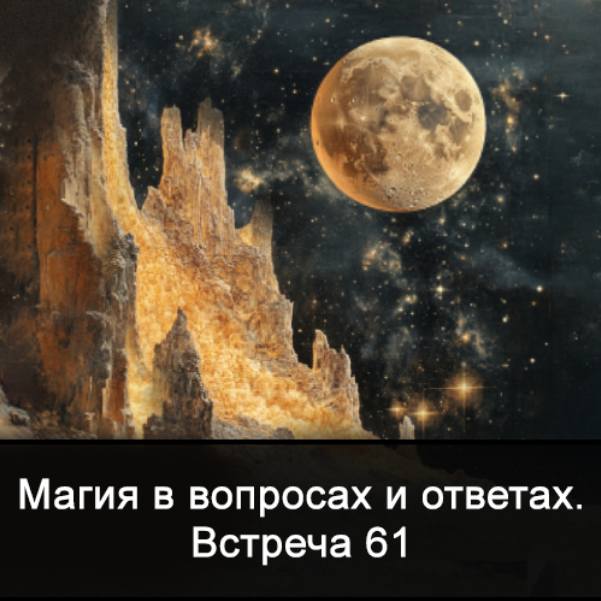 Ксения Меньшикова Магия в вопросах и ответах. Встреча 61 2025 слив курса